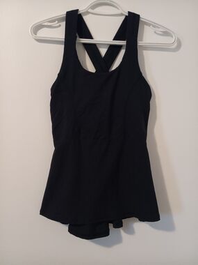 Kyodan Black Cross-Back Tank